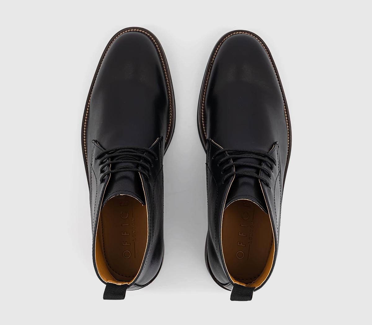 OFFICE Belsize Smart Chukka Boots Black - Men’s Boots