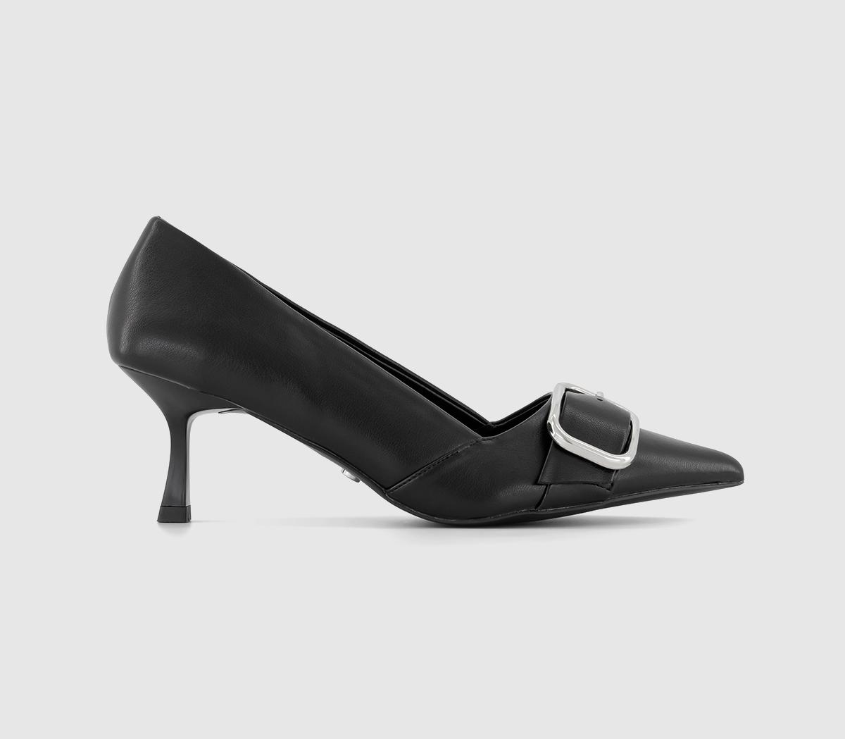 Cheap black cheap kitten heels