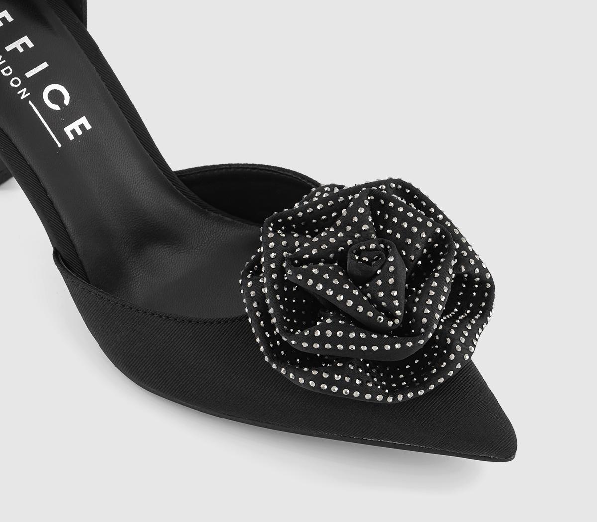 OFFICEMojito Corsage Trim Court ShoesBlack