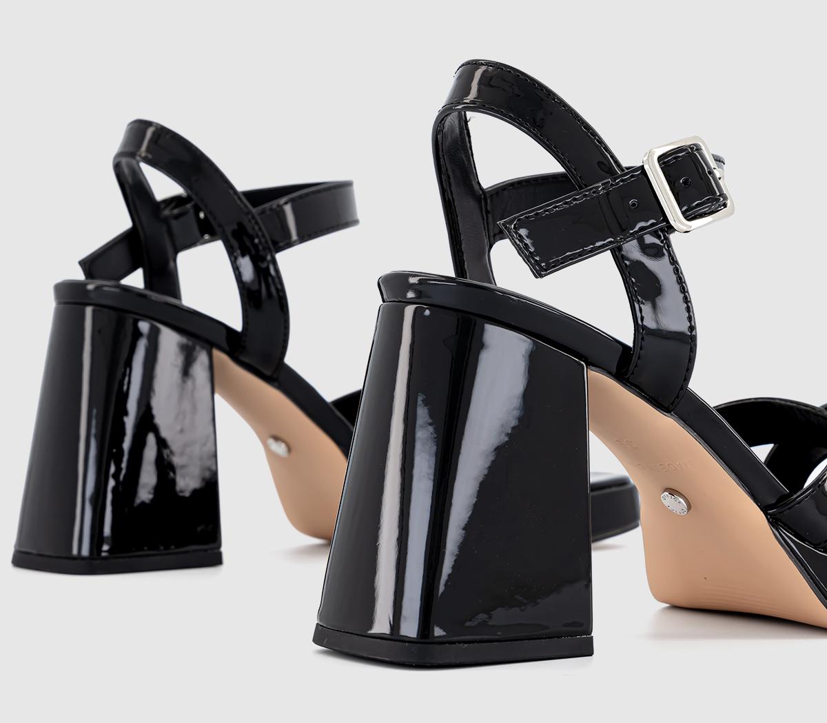 OFFICEHarper Cross Strap Platform SandalsBlack