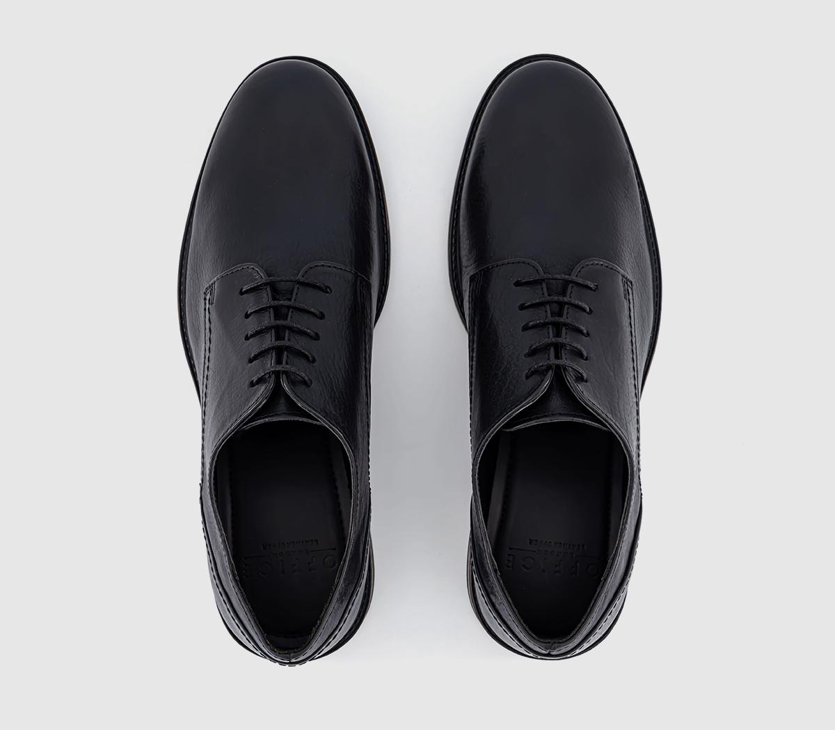 OFFICE Cadeleigh Casual Leather Derby Shoes OFFICE Cadeleigh Casual Leather Derby Shoes Black Leather
