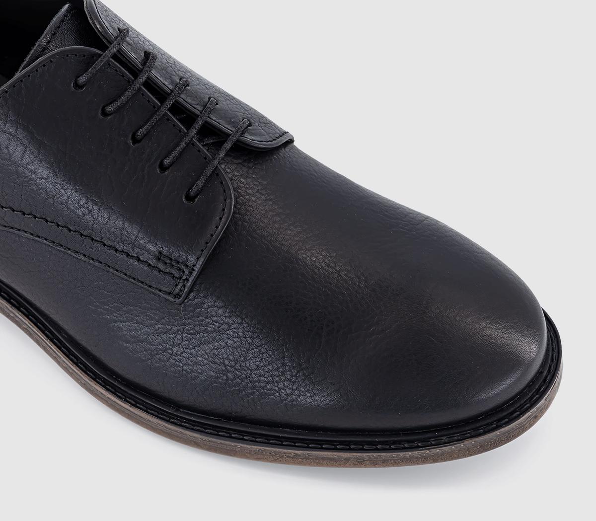 OFFICE Cadeleigh Casual Leather Derby Shoes OFFICE Cadeleigh Casual Leather Derby Shoes Black Leather
