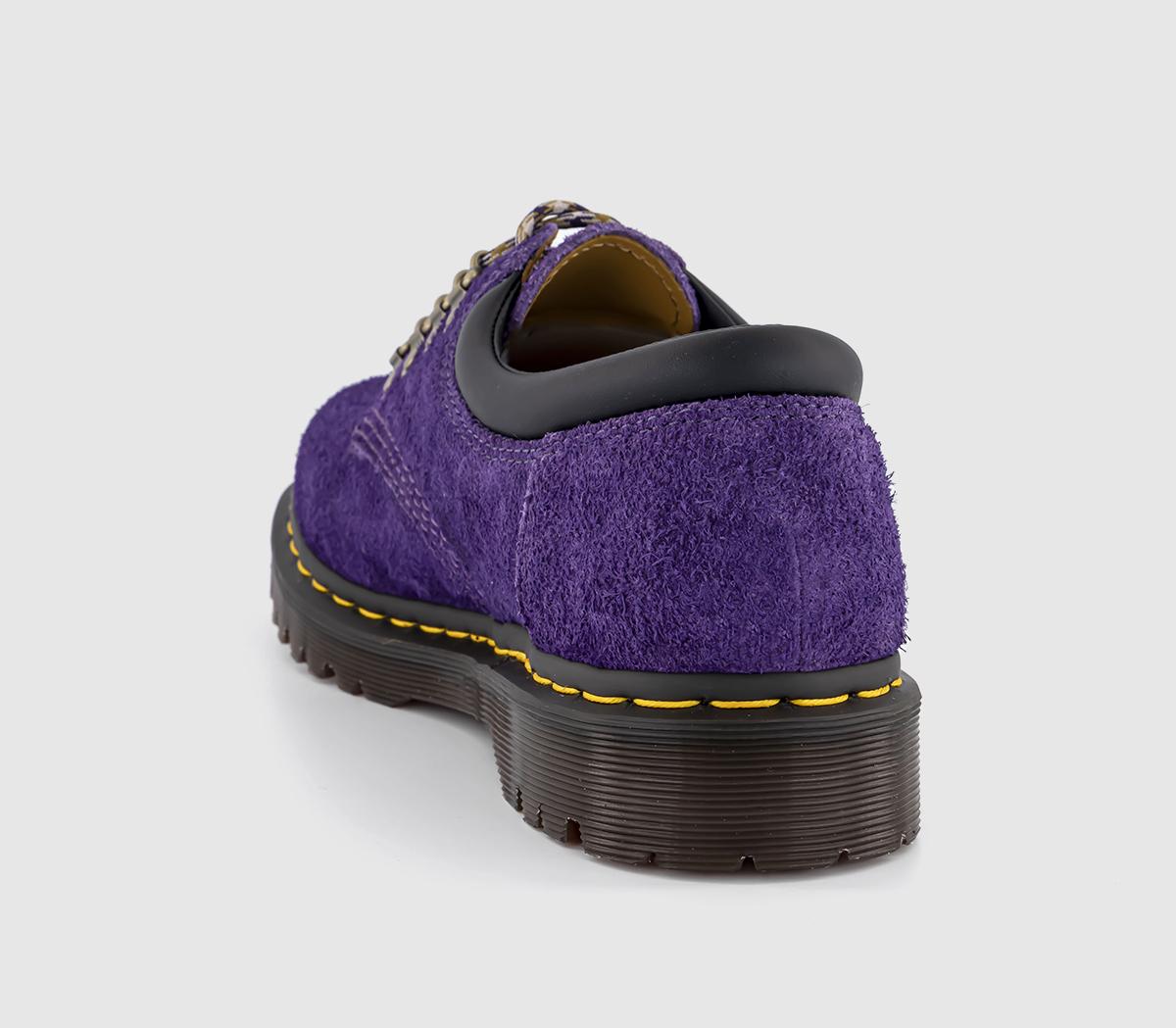 Dr. Martens8053 5 Eye ShoesDeep Purple Long Napped Suede