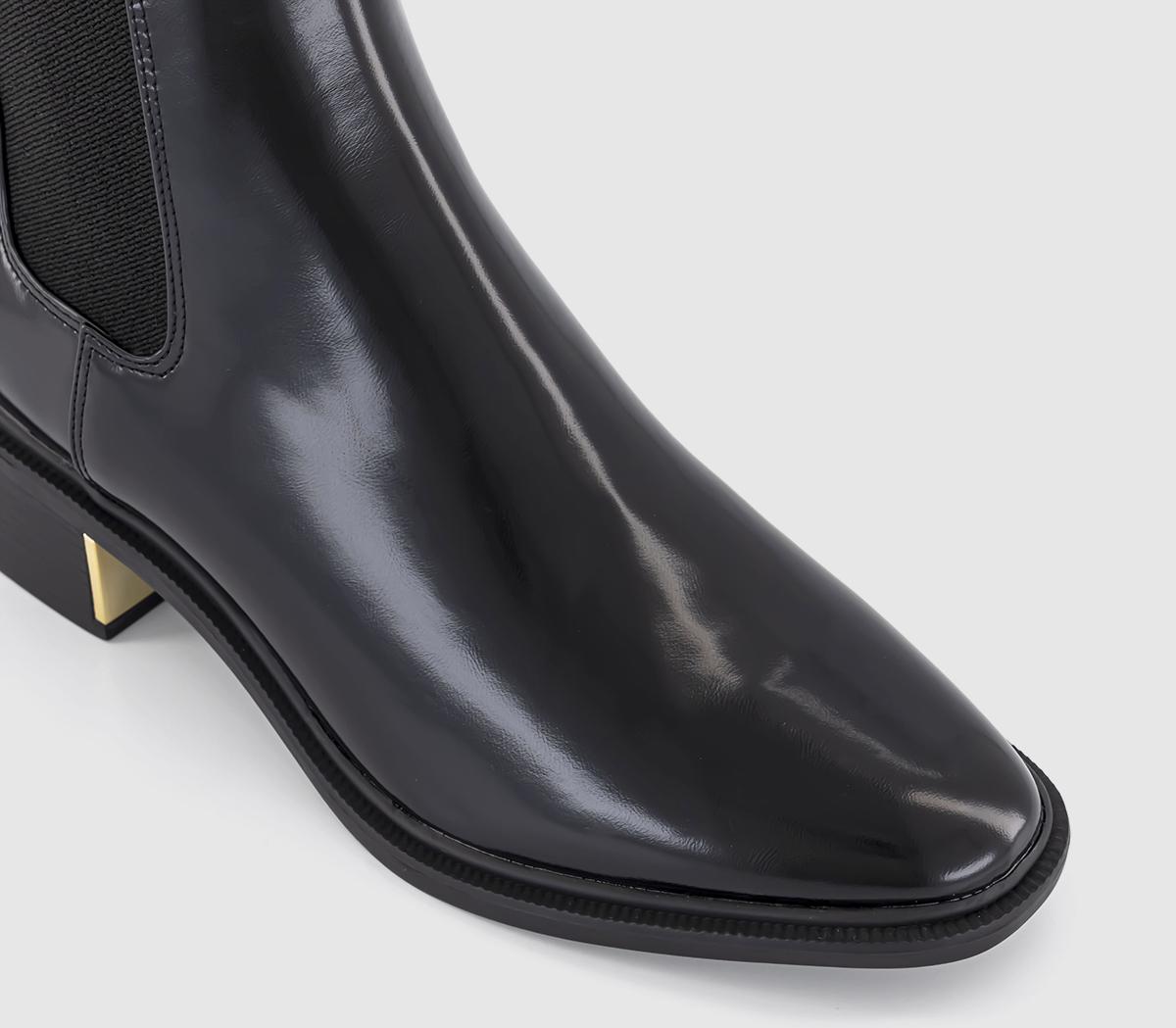 OFFICEAdaline Heel Detail Chelsea BootsBlack