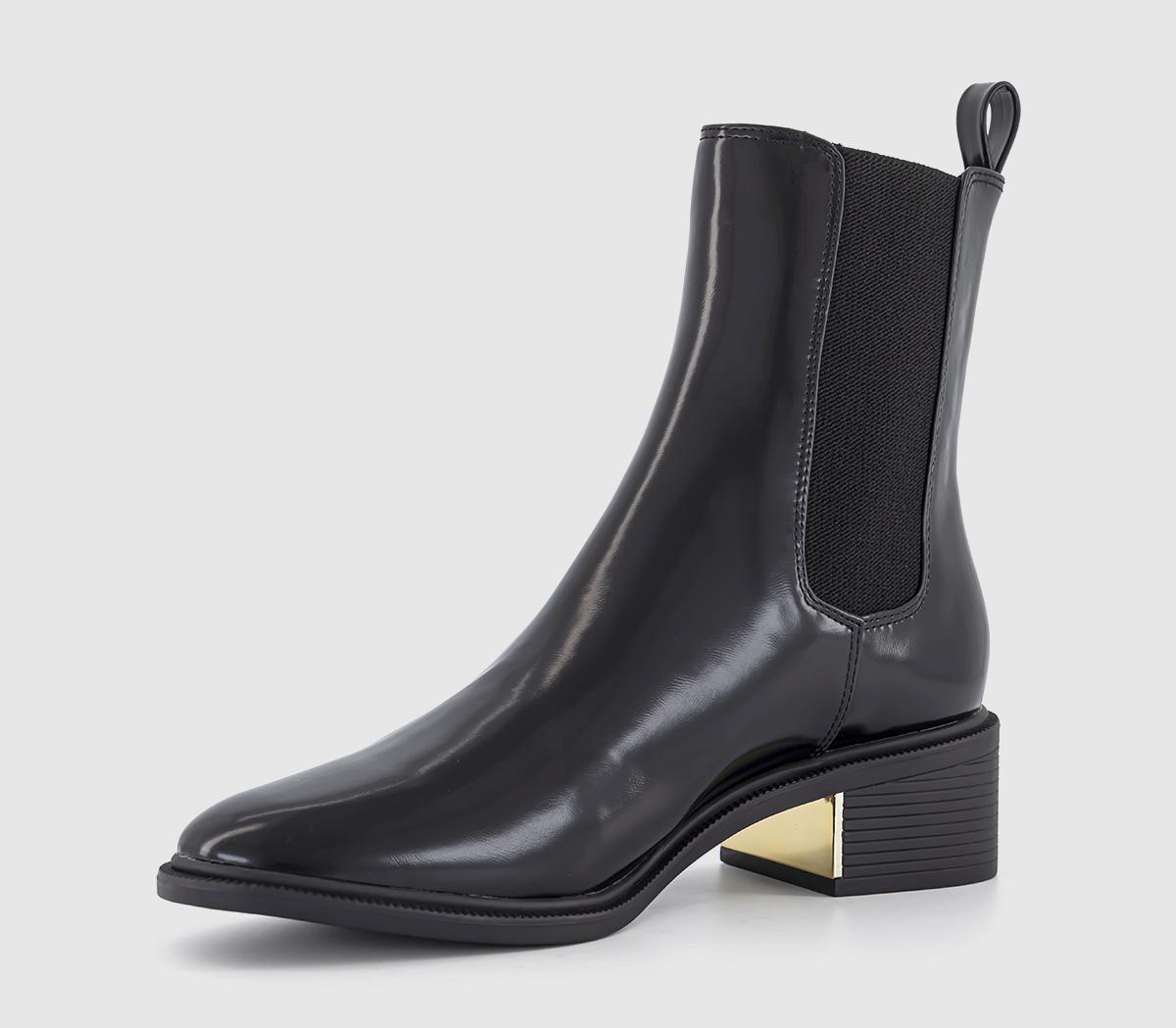 OFFICEAdaline Heel Detail Chelsea BootsBlack