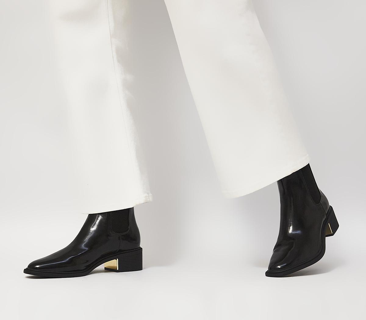 OFFICEAdaline Heel Detail Chelsea BootsBlack