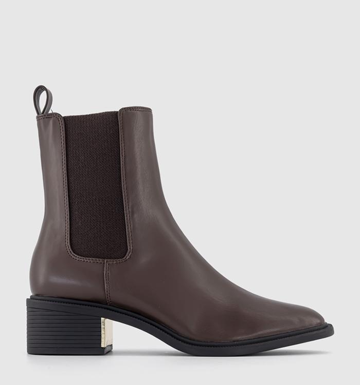 Dark brown hotsell chelsea boots womens