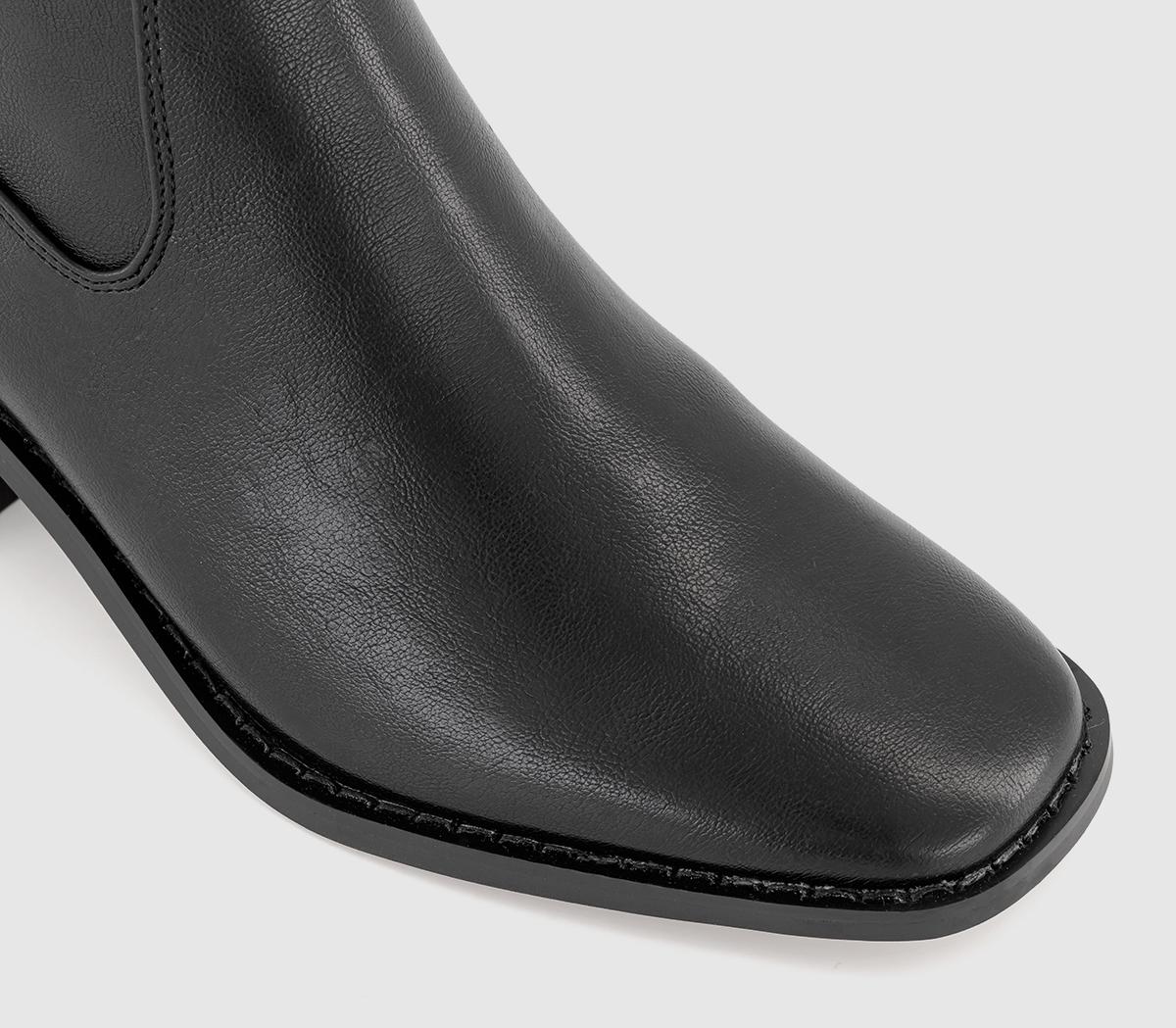 OFFICEAspire Low Block Heel Ankle BootsBlack