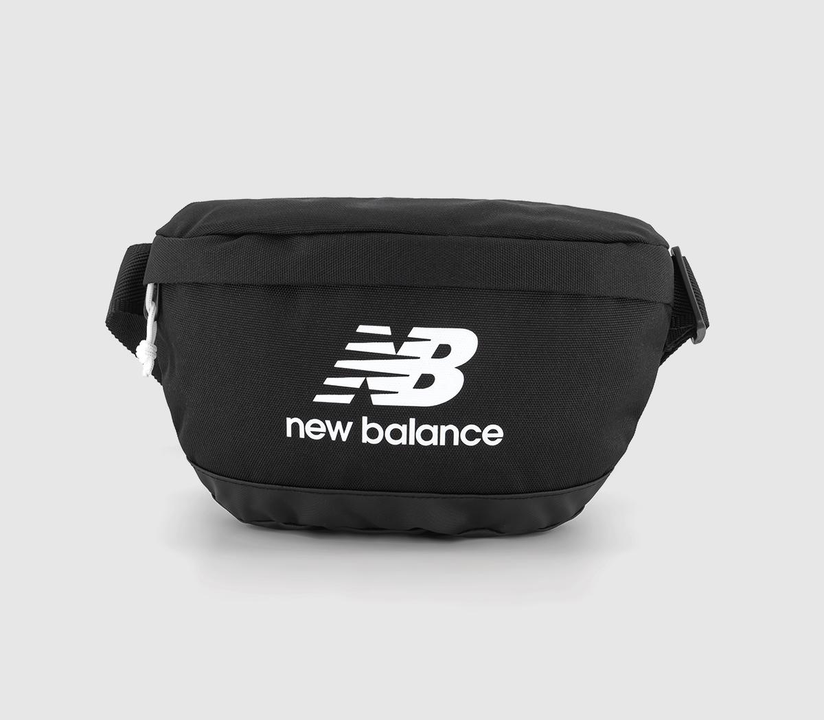 New Balance Athletics Waist Bag Black White Print, One Size