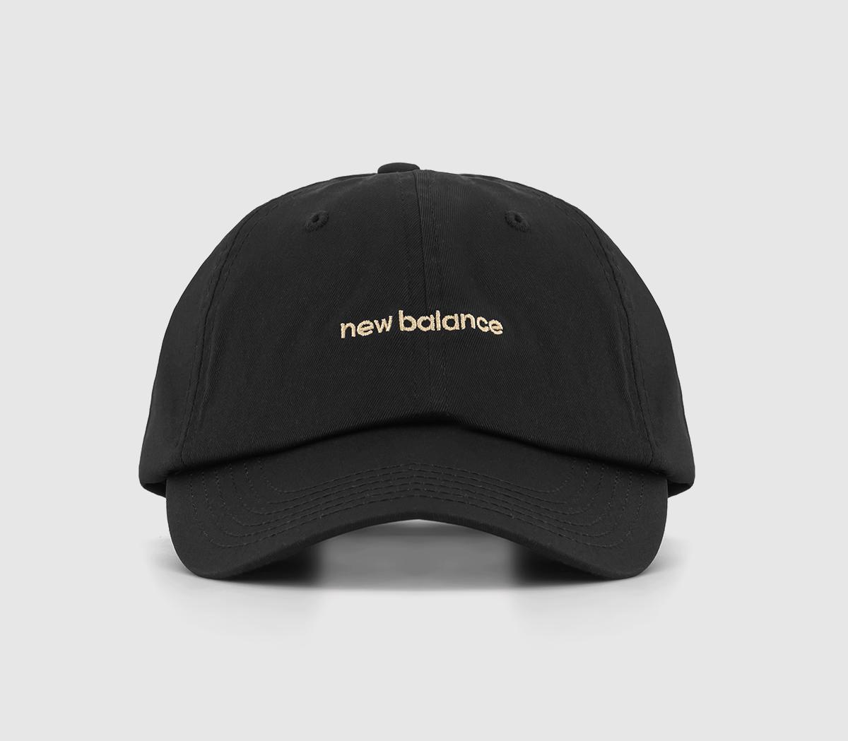 New Balance Nb Linear Logo Hat Black, One Size