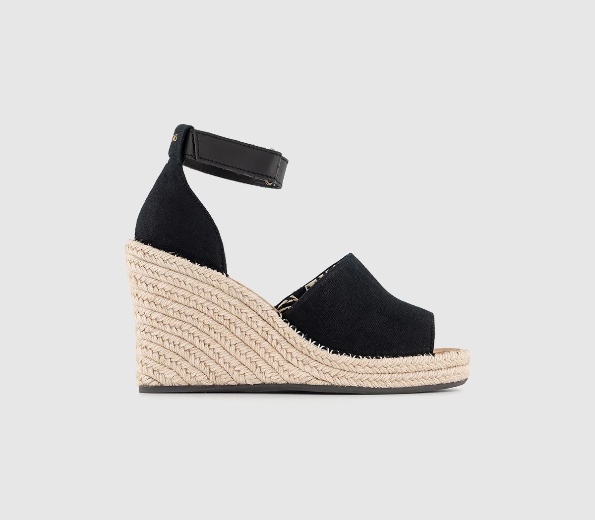 TOMSMarisol Heeled Wedge EspadrillesBlack