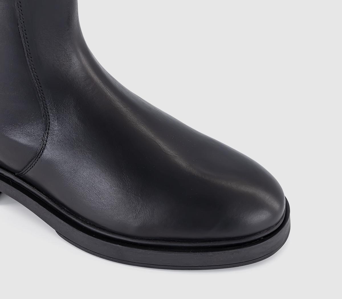 OFFICEAmaze Clean Sole Ankle BootsBlack Leather