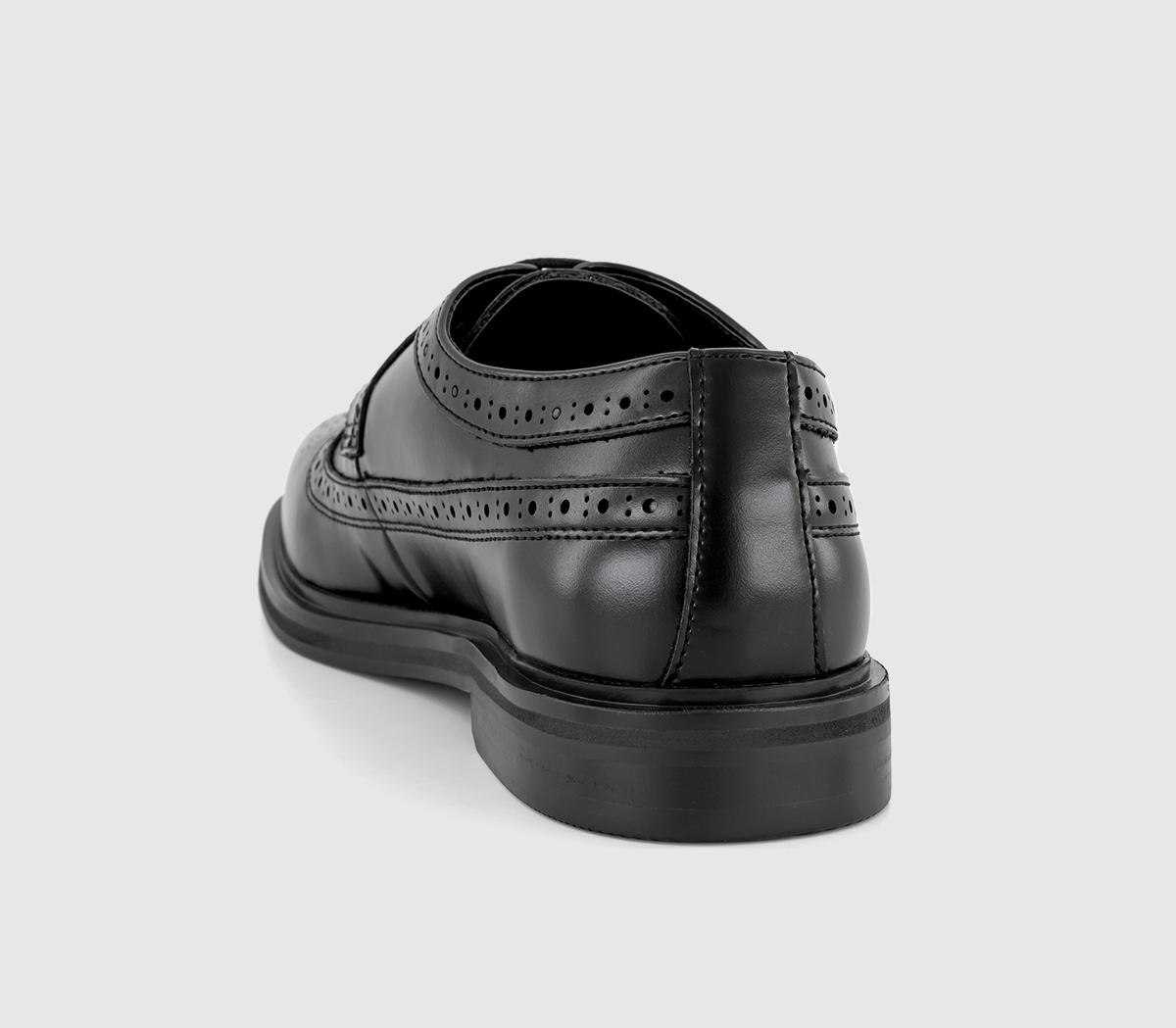 OFFICEMarc Chunky Longwing Brogue Shoes OFFICEMarc Chunky Longwing Brogue ShoesBlack