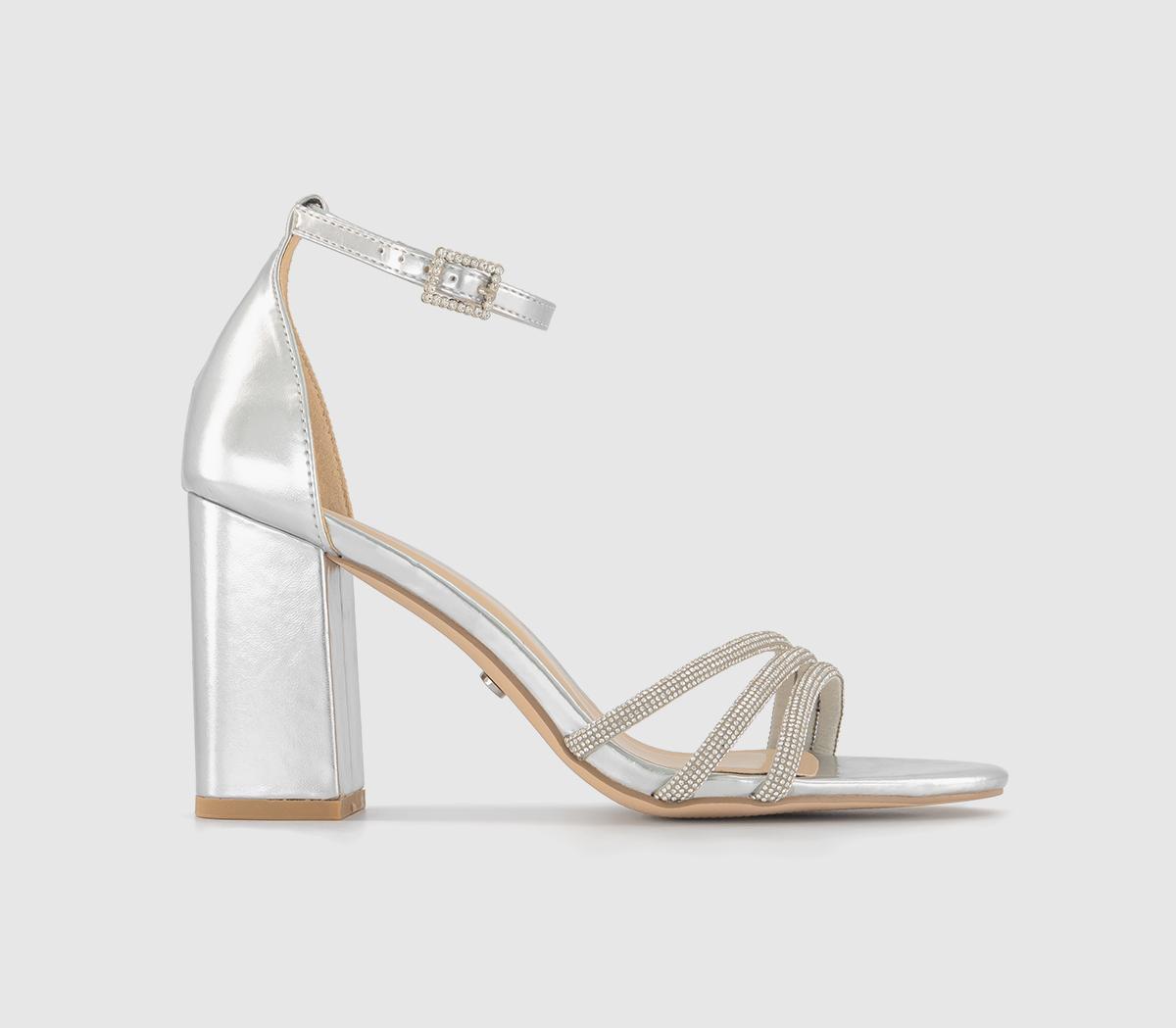 Office clearance silver sandals