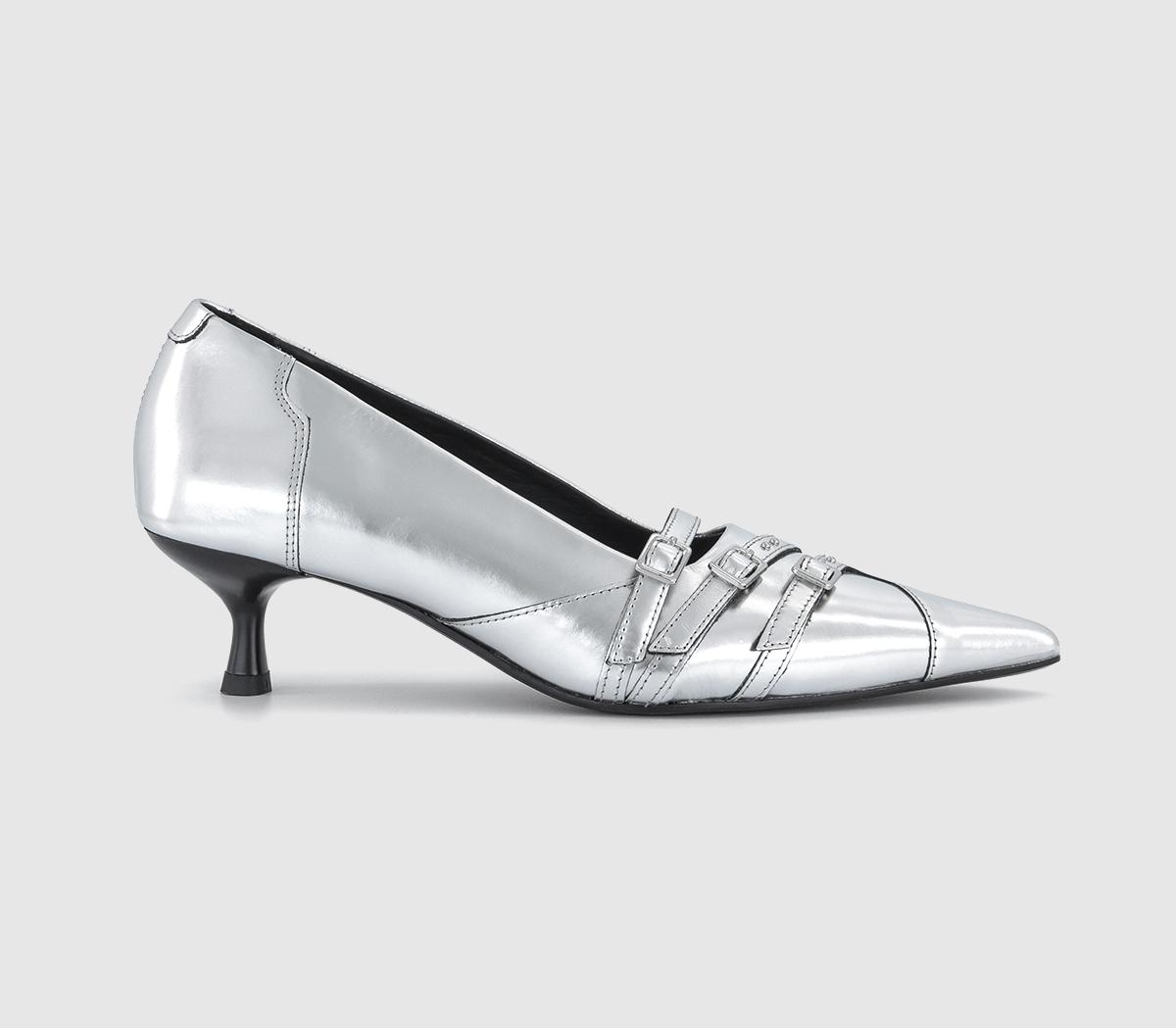 Vagabond ShoemakersLykke Strap Kitten Heels Vagabond ShoemakersLykke Strap Kitten HeelsSilver