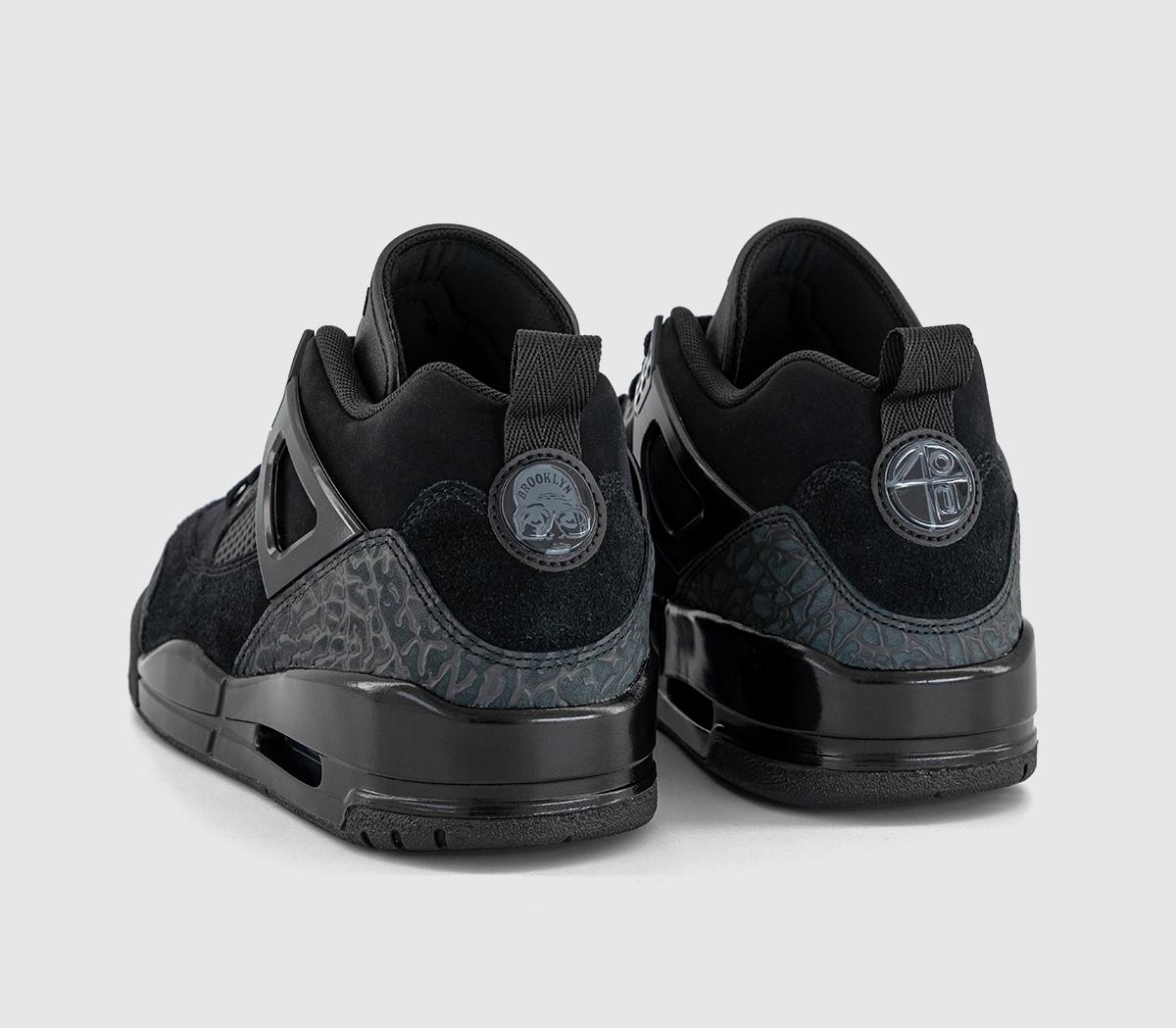 JordanSpizike Low TrainersBlack Black Anthracite