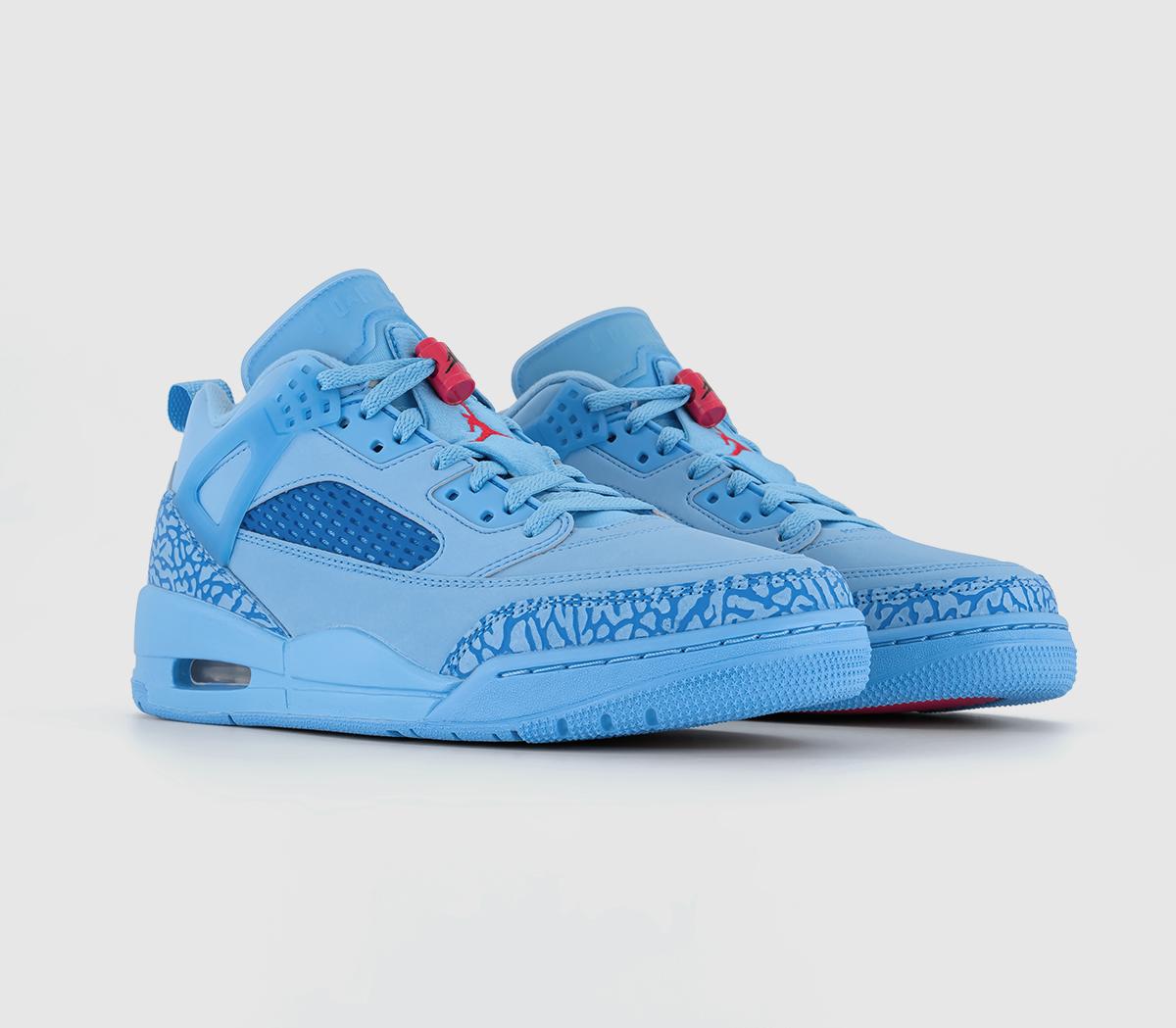 Jordan Spizike Low Trainers Football Blue Fountain Blue - Men's