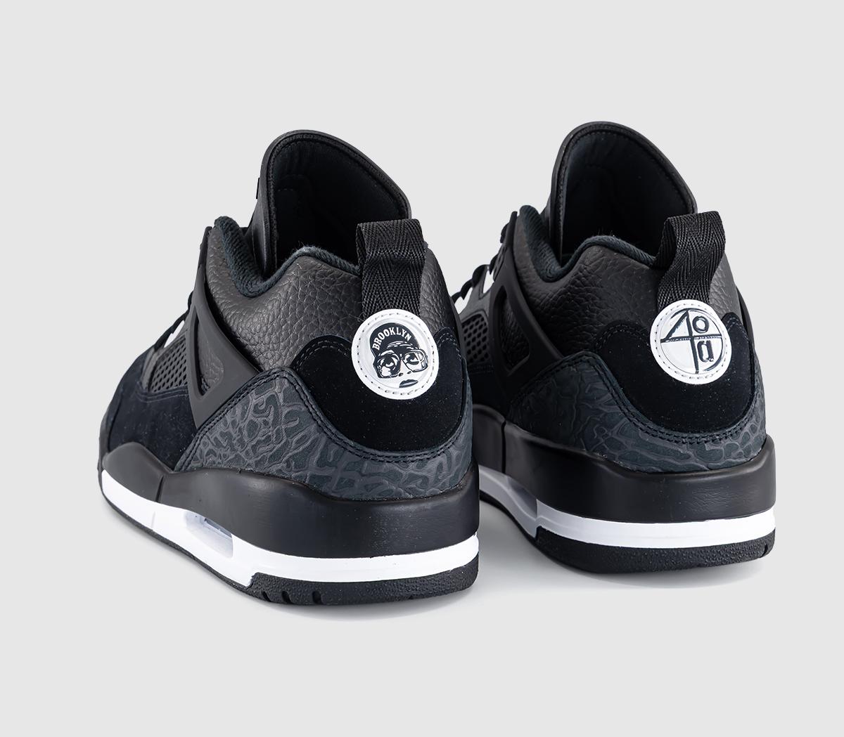 JordanSpizike Low TrainersBlack White White Anthracite