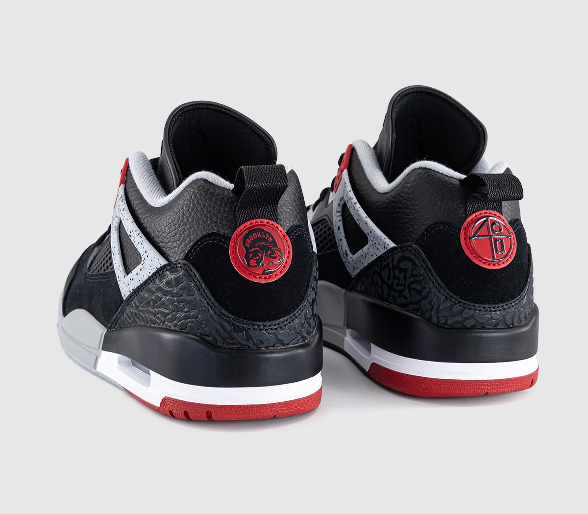 JordanSpizike Low TrainersBlack Gym Red Wolf Grey White