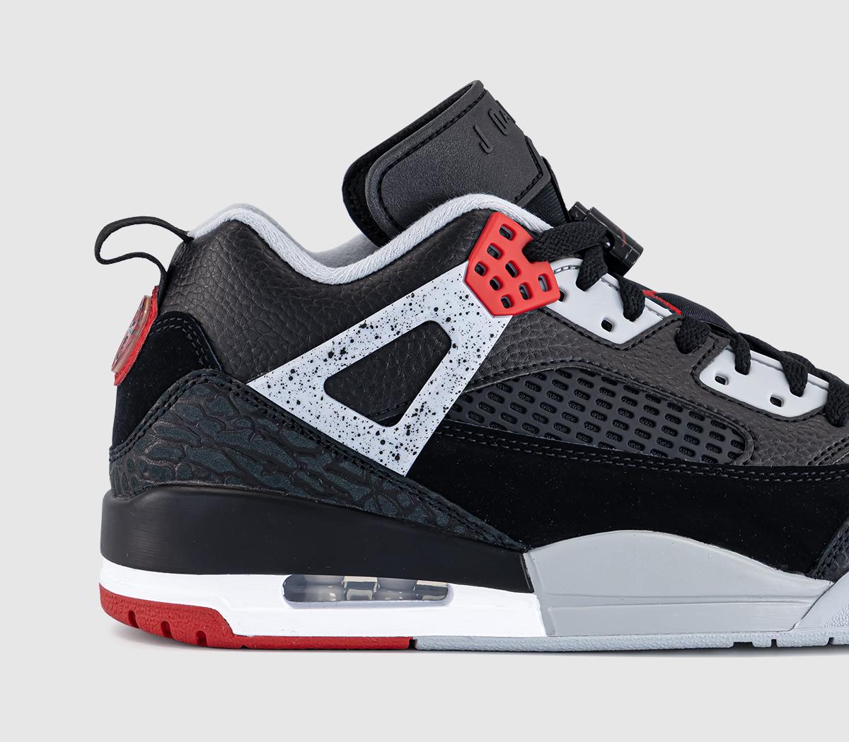 JordanSpizike Low TrainersBlack Gym Red Wolf Grey White