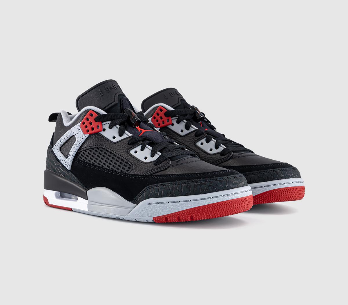 JordanSpizike Low TrainersBlack Gym Red Wolf Grey White