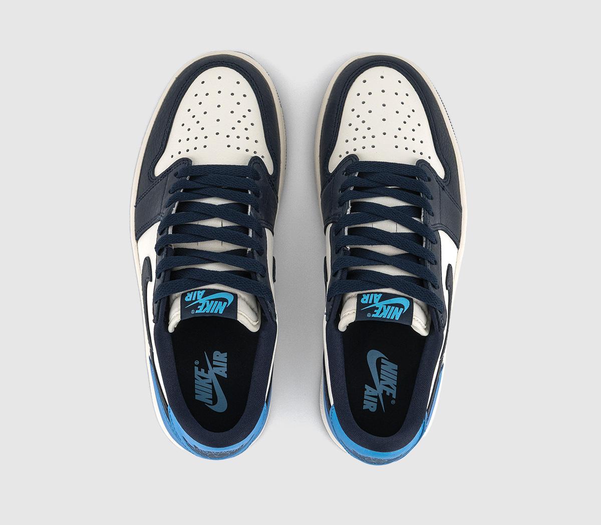 JordanAir Jordan 1 Low OG TrainersObsidian University Blue Sail