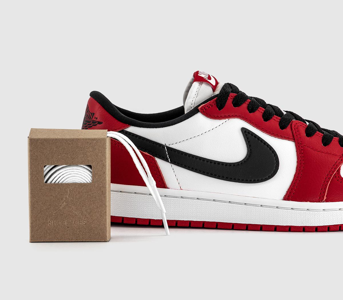 JordanAir Jordan 1 Low OG TrainersVarsity Red Black Summit White