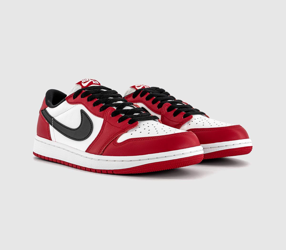 JordanAir Jordan 1 Low OG TrainersVarsity Red Black Summit White