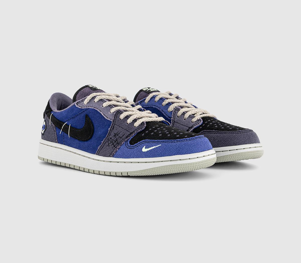 Jordan Air Jordan 1 Low OG Trainers Regency Purple Vapor Green