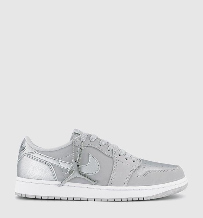 Jordan Air Jordan 1 Low OG Trainers Metallic Silver