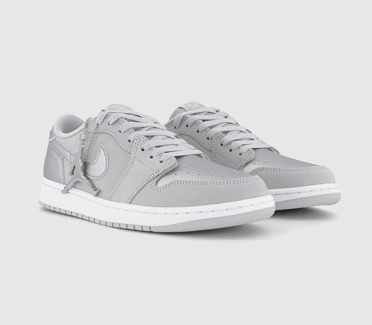 JordanAir Jordan 1 Low OG TrainersMetallic Silver