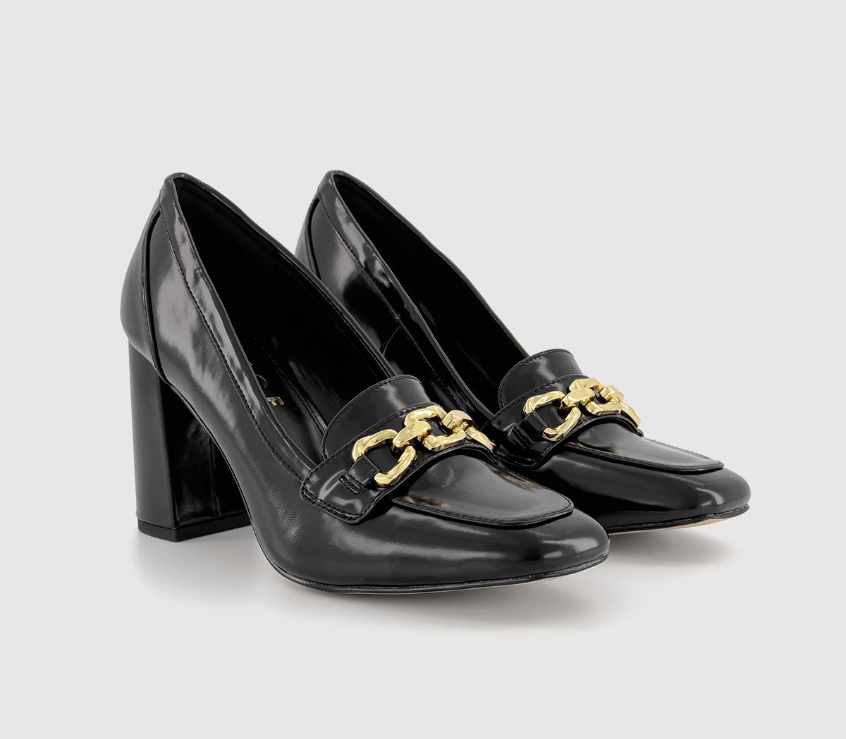 OFFICE Hayley Loafer Court Heels Black - High Heels