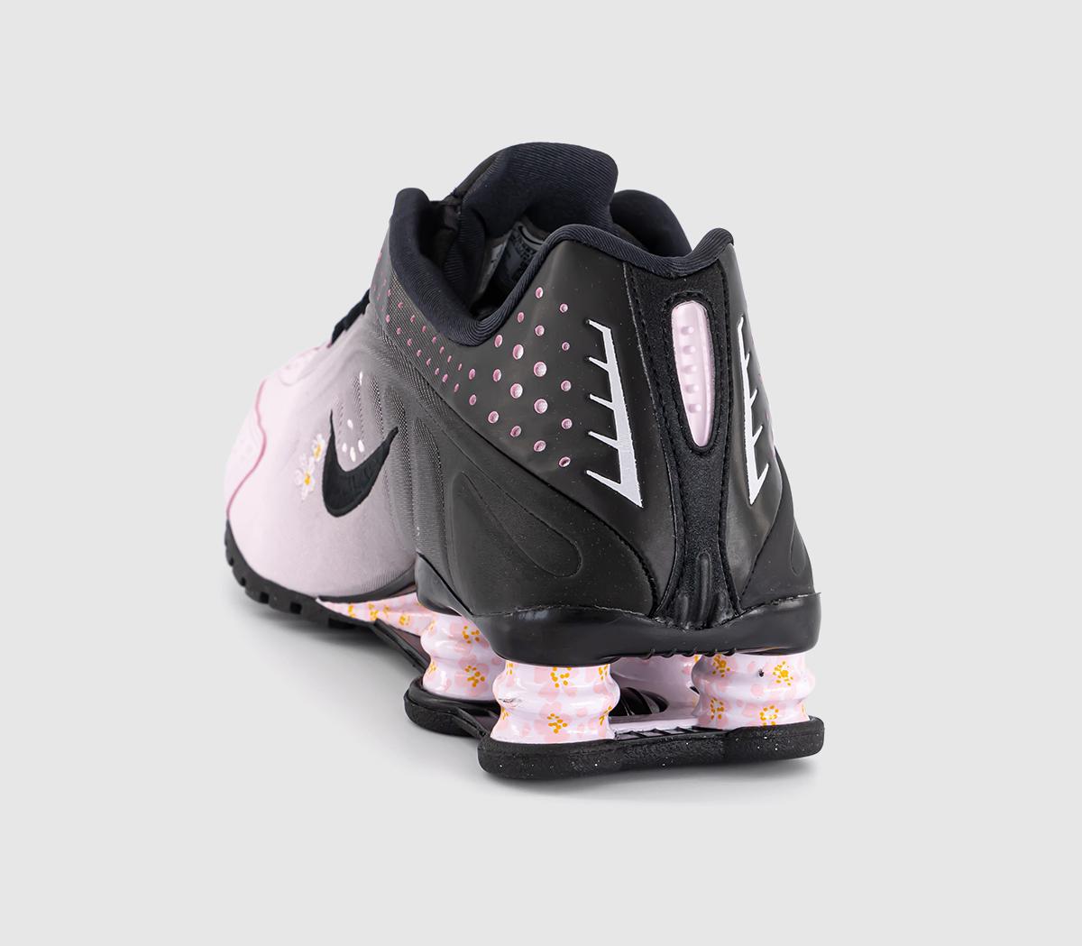 NikeShox R4 Trainers NikeShox R4 TrainersRegal Pink Black Black Regal Pink