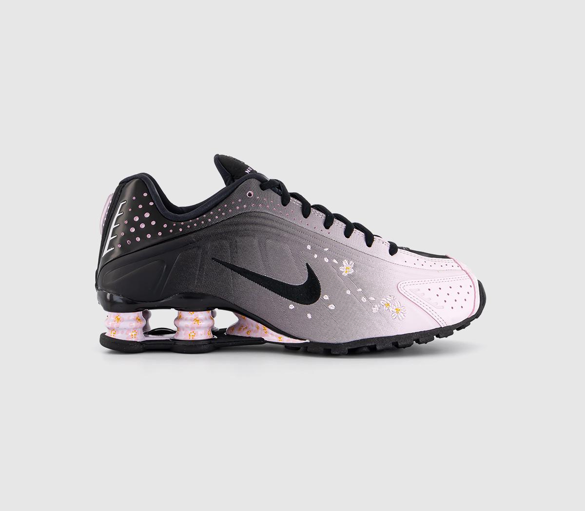 NikeShox R4 Trainers NikeShox R4 TrainersRegal Pink Black Black Regal Pink
