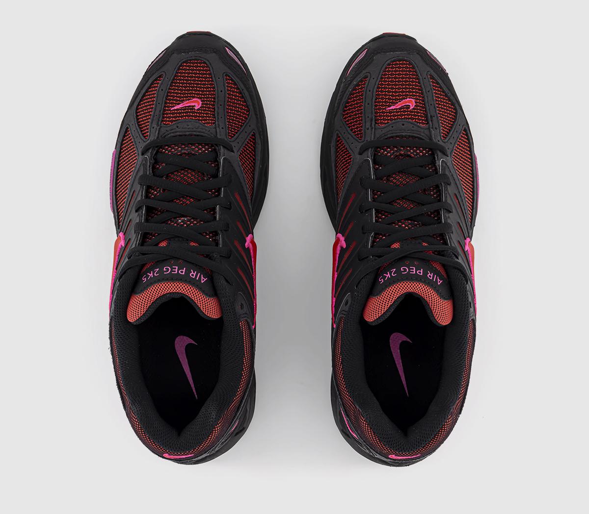 NikeAir Peg 2K5 Trainers Black Fire Red Fierce Pink Fierce Pink