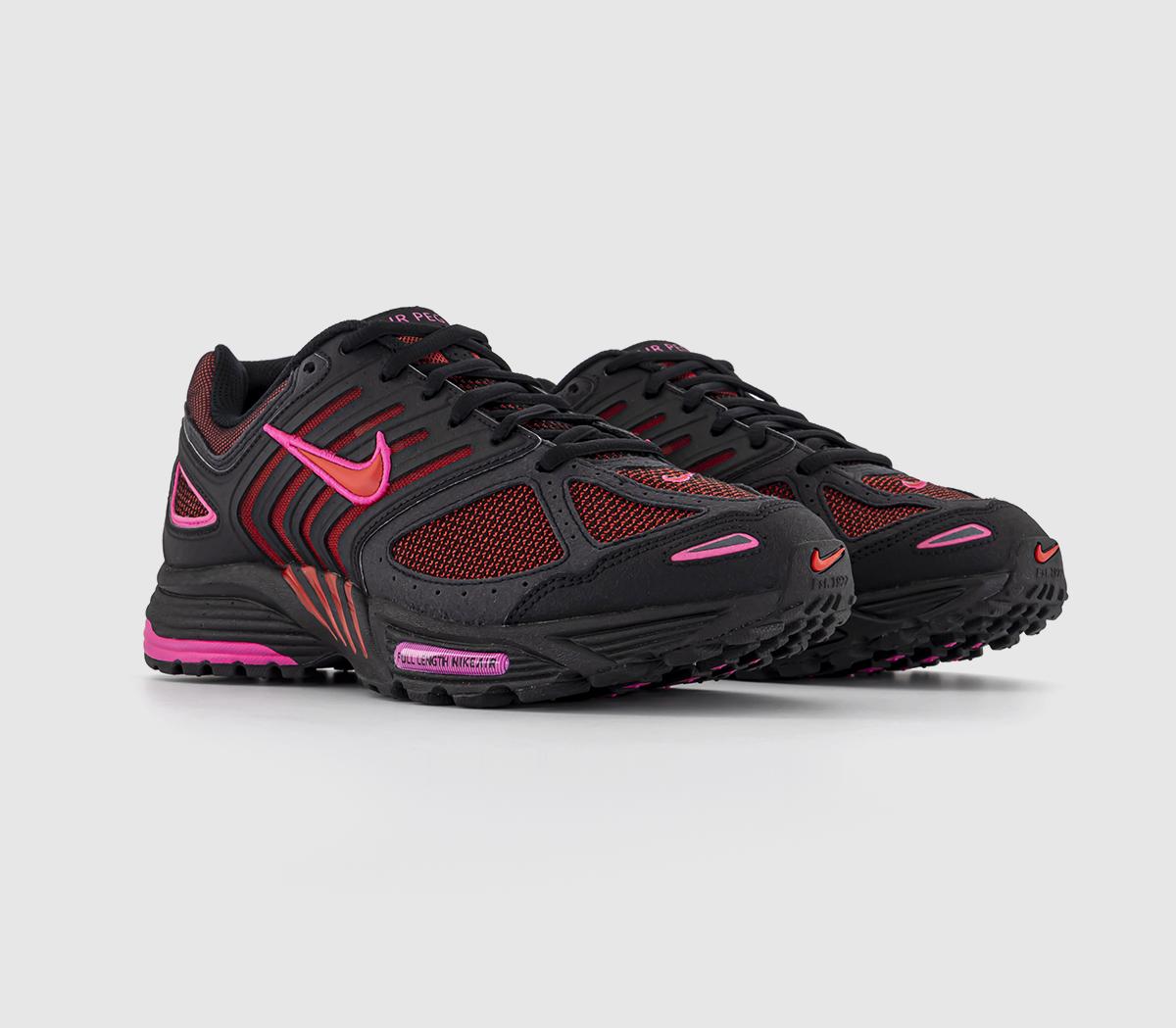 NikeAir Peg 2K5 Trainers Black Fire Red Fierce Pink Fierce Pink