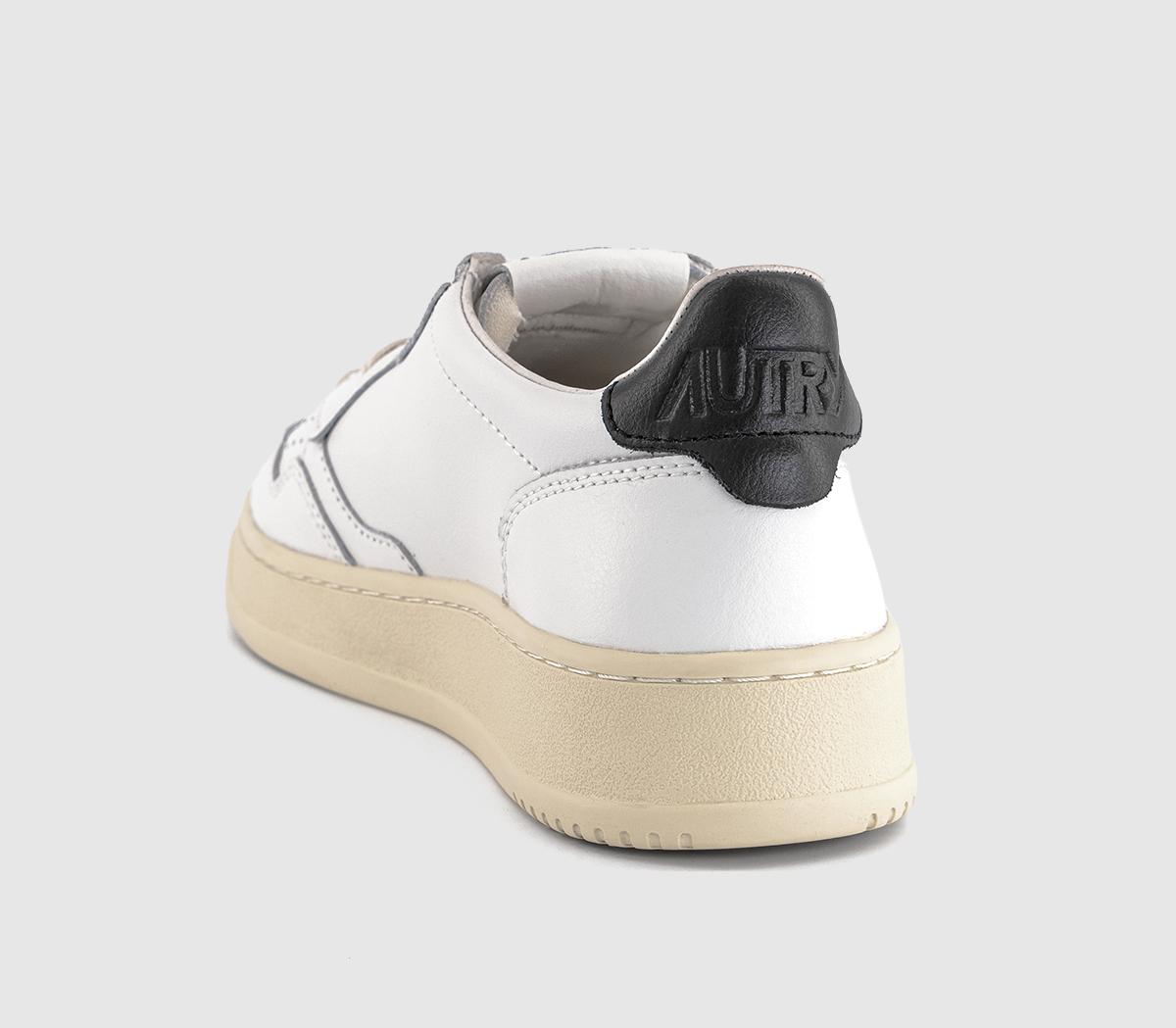 AUTRYMedalist Low TrainersWhite Black