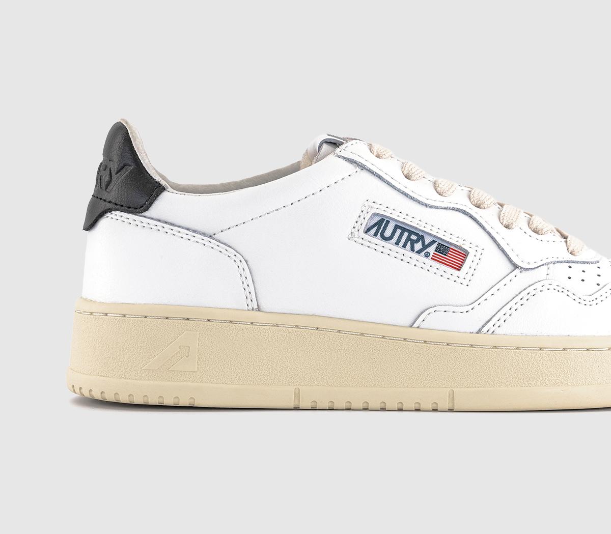 AUTRYMedalist Low TrainersWhite Black