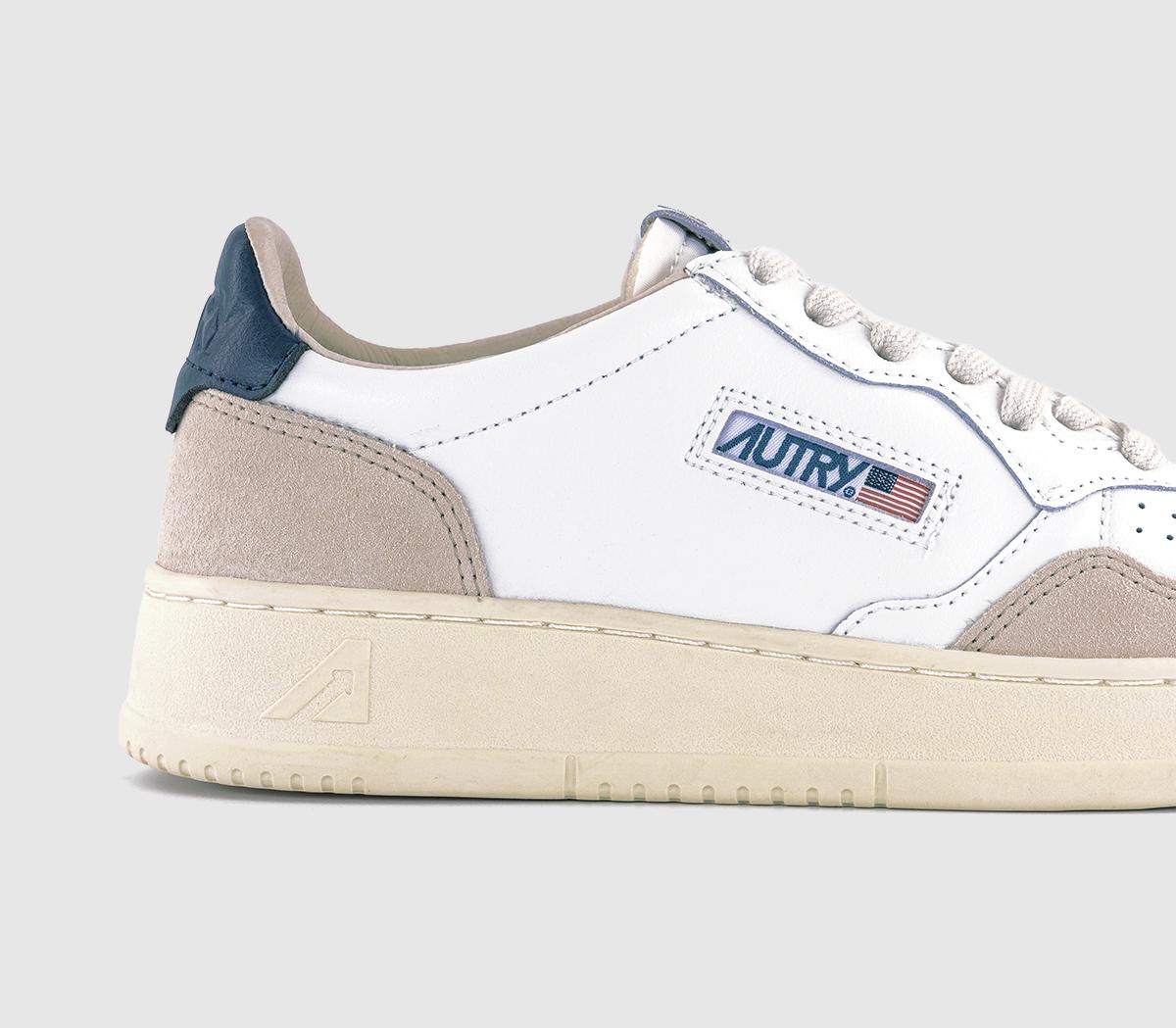 AUTRYMedalist Low TrainersWhite Blue