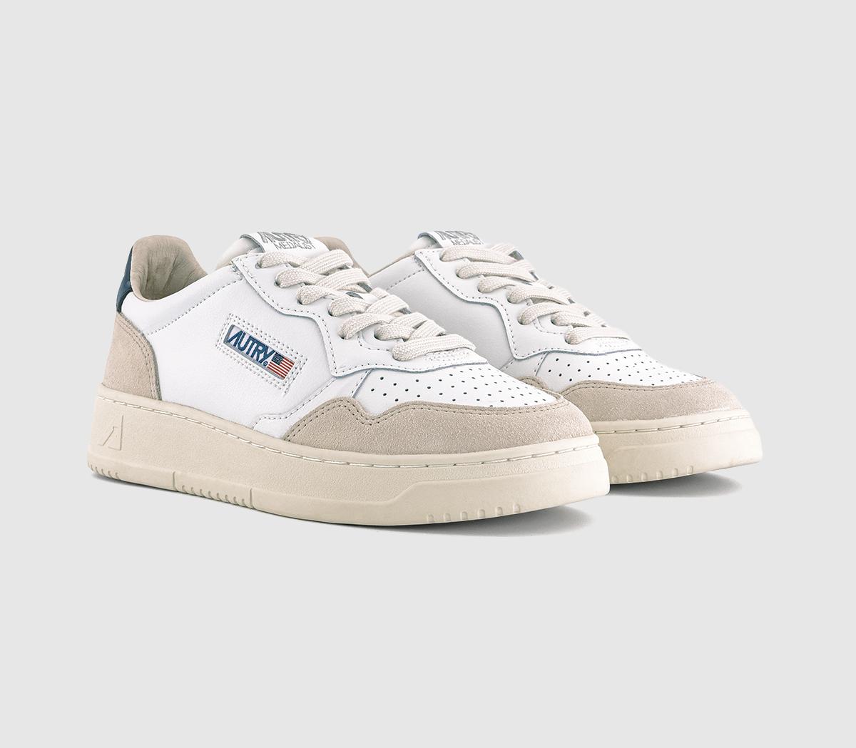 AUTRYMedalist Low TrainersWhite Blue