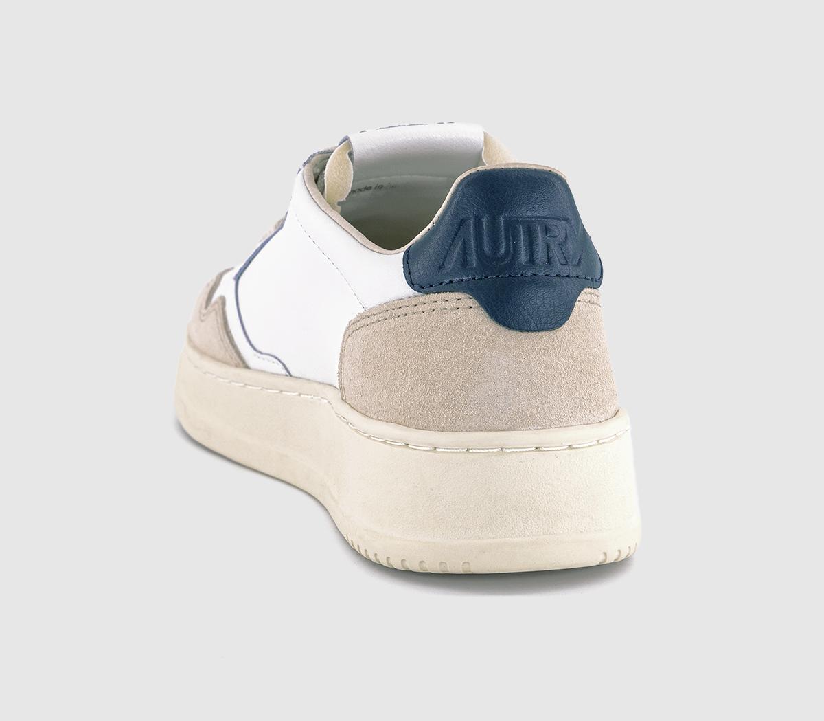 AUTRYMedalist Low TrainersWhite Blue F