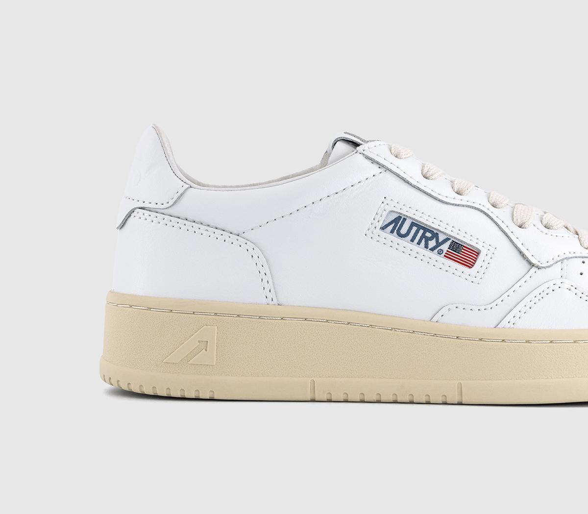 AUTRYMedalist Low TrainersWhite Leather F