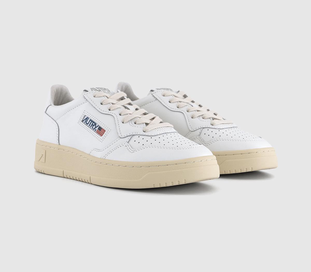 AUTRYMedalist Low TrainersWhite Leather F