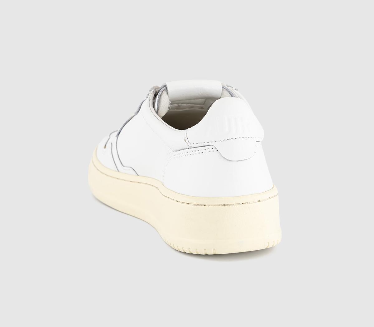 AUTRYMedalist Low TrainersLeather White White F