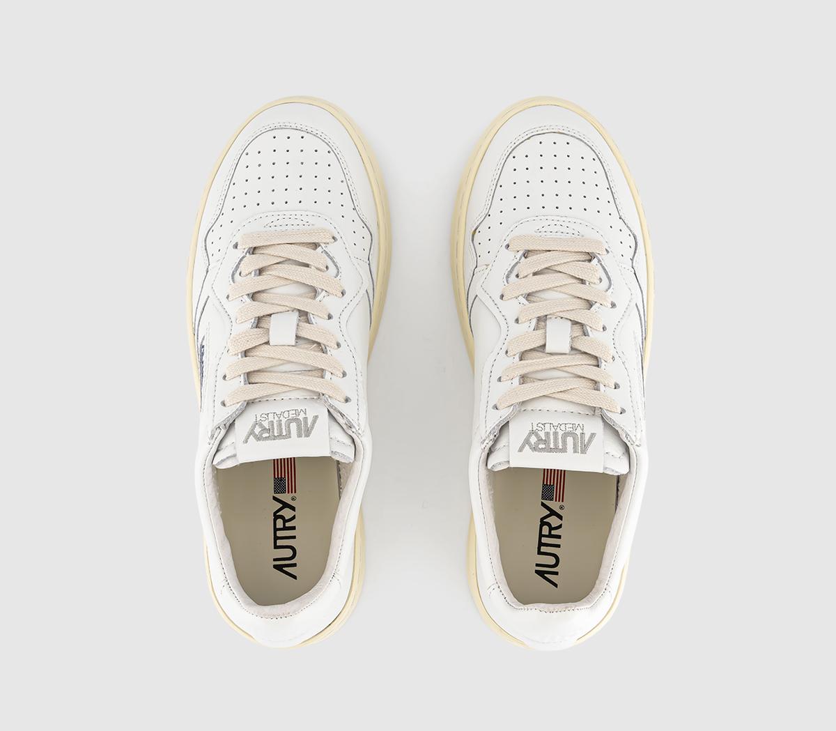 AUTRYMedalist Low TrainersLeather White White F