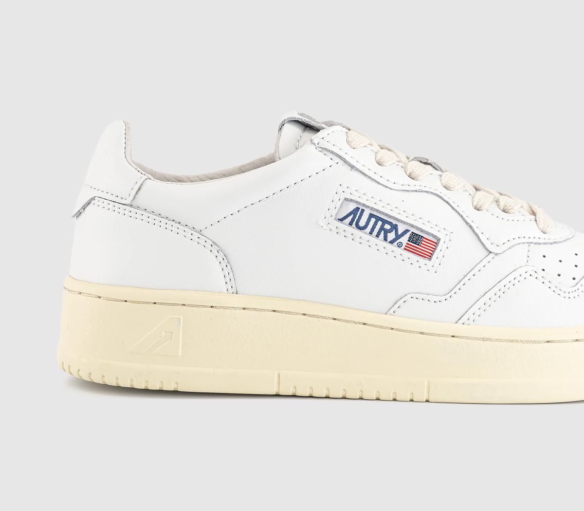 AUTRYMedalist Low TrainersLeather White White F
