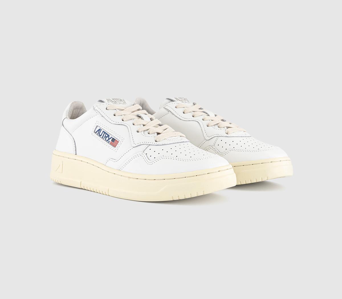 AUTRYMedalist Low TrainersLeather White White F