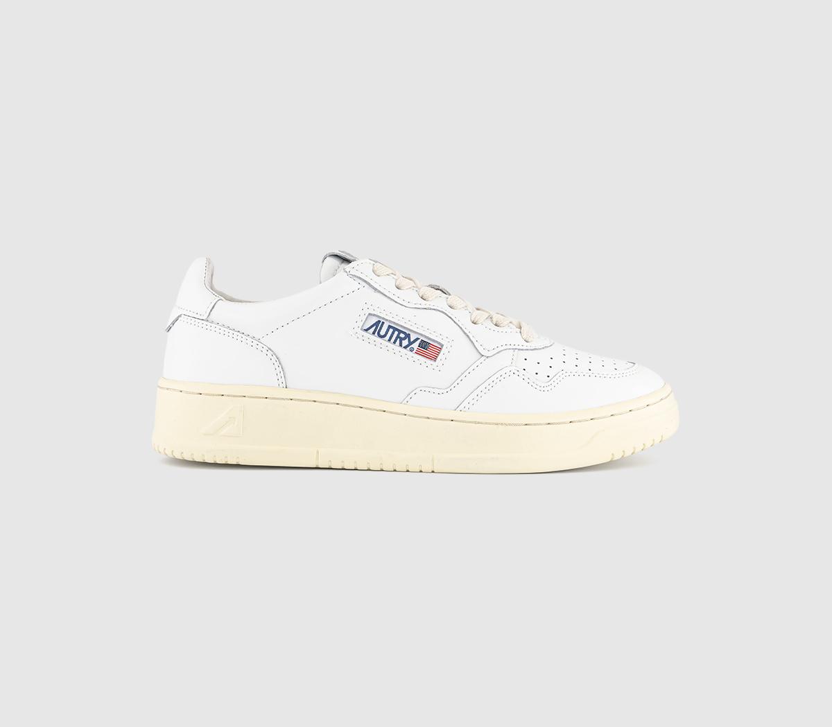 AUTRYMedalist Low TrainersLeather White White F