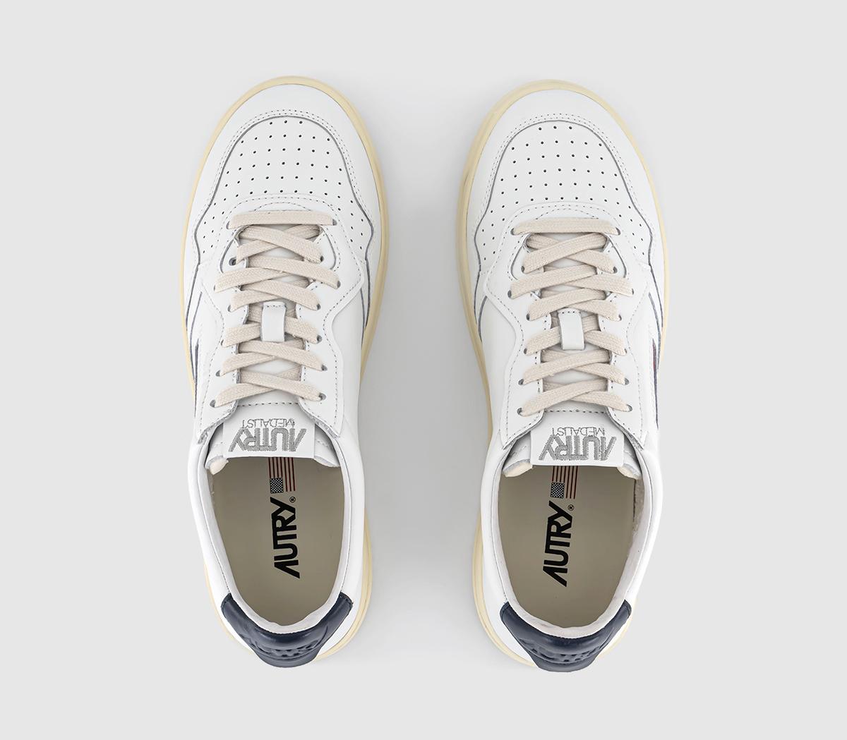 AUTRYMedalist Low TrainersLeather White Space F