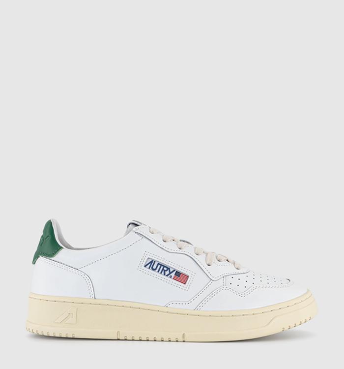 AUTRY Medalist Low Trainers Leather White Green